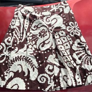 Burberry Floral Pleated Mini Skirt Size 42